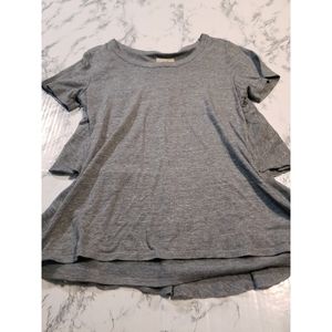 Chaser Grey Tiered Back Top